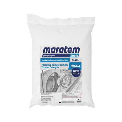 Maratem M664 Fosfatsız Komple Yıkama Çamaşır Deterjanı 20kg - 1